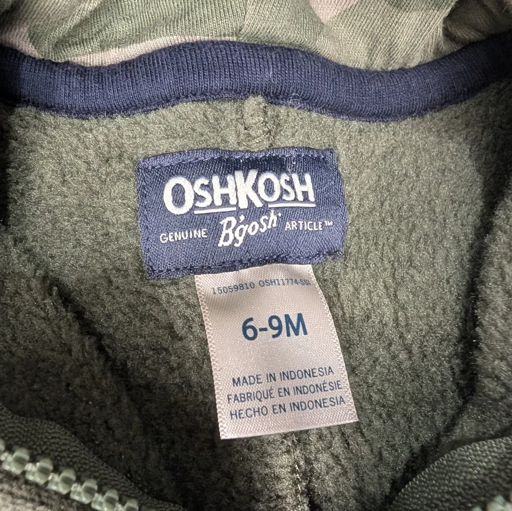 OshKosh‎ B’gosh Dinosaur Camo Hoodie & Joggers Set 6–9M
